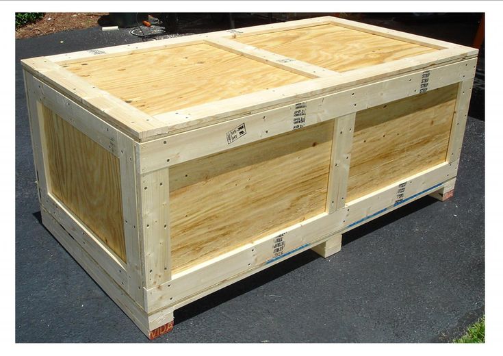 THÙNG GỖ CÓ NẮP (WOODEN CRATE WITH LID)