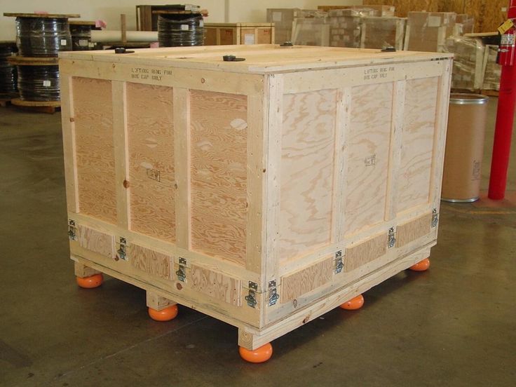 THÙNG GỖ CÓ NẮP (WOODEN CRATE WITH LID) - gallery 2
